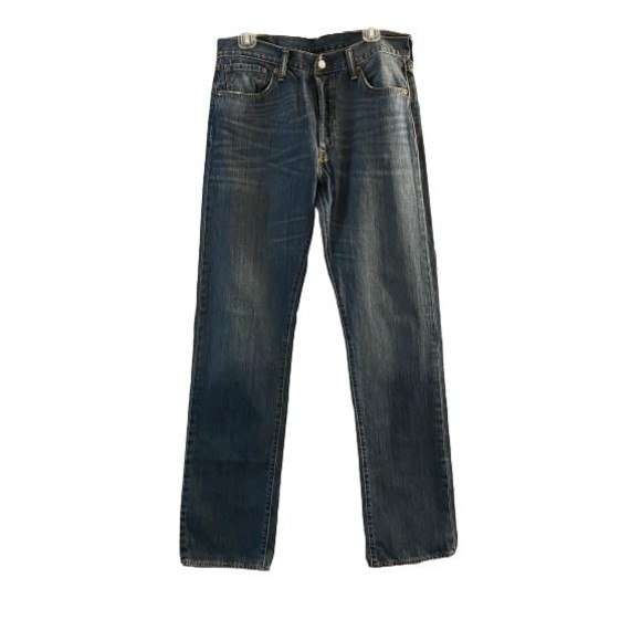 Men's 501 XX Levi Strauss Straight Leg Denim Jeans Stone Wash Size W34 - Picture 2 of 12